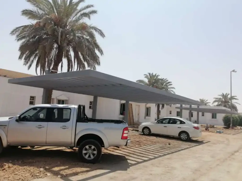 مظلات مواقف سيارات خارجية